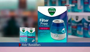 Vicks Humidifiers television commercial voiceover recording