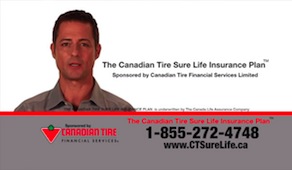 Canadian Tire television advertisment voice recording