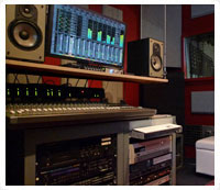recording studio control room