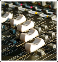 mix console