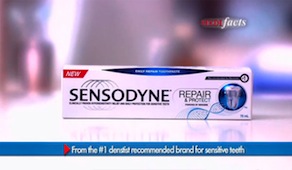 Sensodyne television commercial voiceover recording