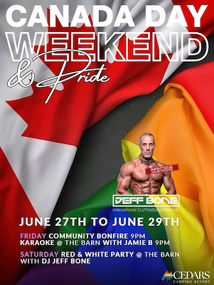 Canada Day Weekend - Red & White Party - Club Cedars