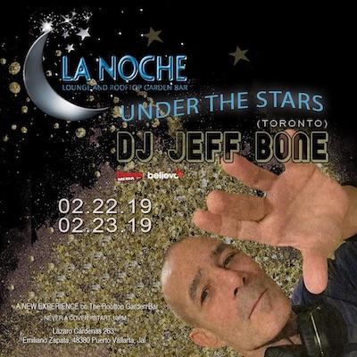 Serving up delicious house beats @Lanoche Bar PV,  Mexico !!! SYOTDF Under The Stars