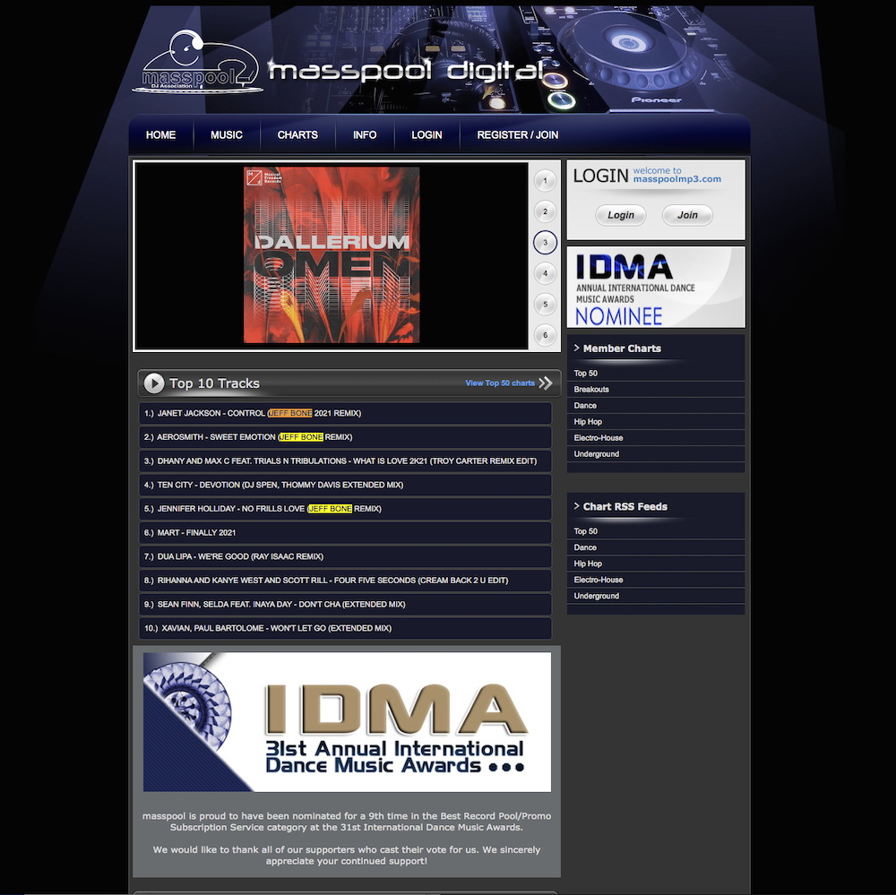 MASSPOOL DIGITAL - Top 10 Chart, March 30, 2021